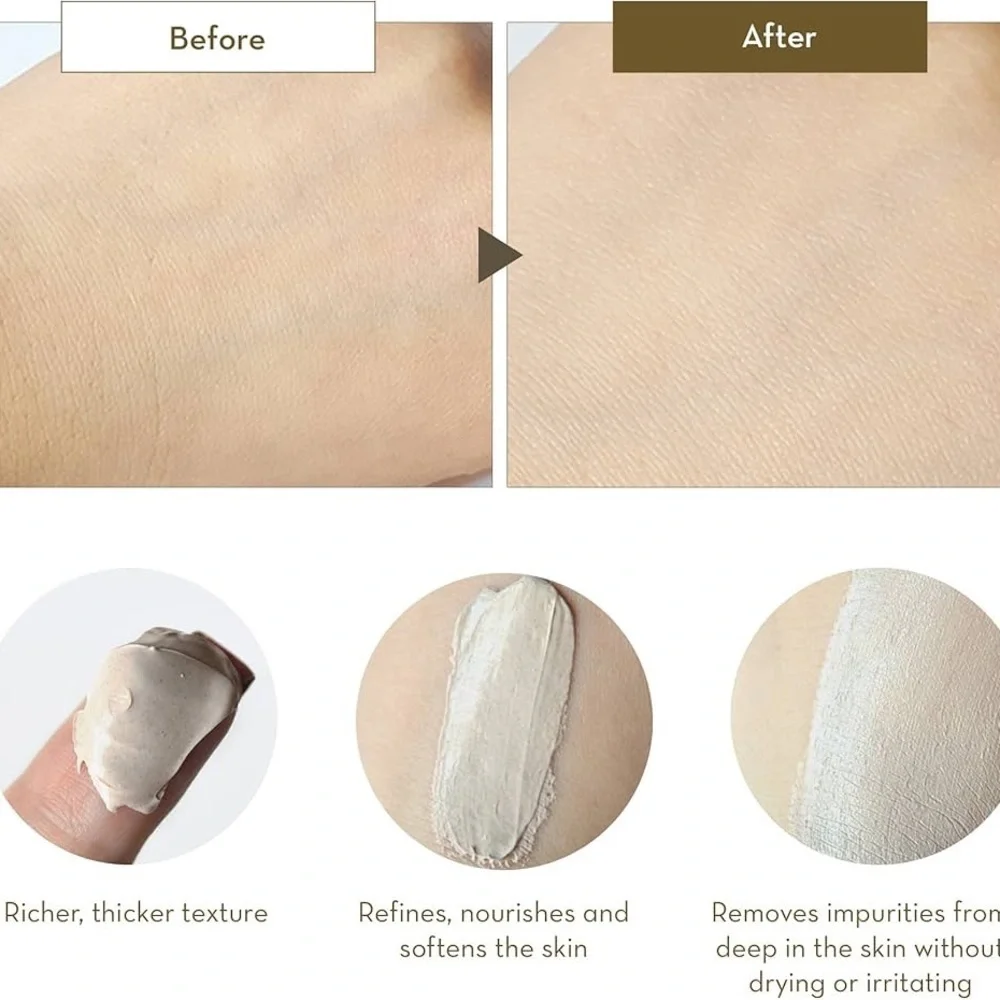 NEW The Face Shop Jeju Volcanic Lava zero Pore Mud Pack blackheads acne natural